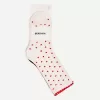Pack 3 calcetines corazones White