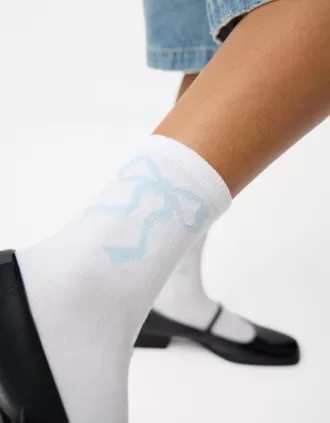 Pack 3 calcetines lazo White