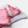 Pack de 2 calcetines pointelle Pink