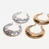 Pack de 2 pendientes de aro bohemios Silver Pack de 2 pendientes de aro bohemios Silver
