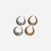 Pack de 2 pendientes de aro bohemios Silver Pack de 2 pendientes de aro bohemios Silver