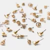 Pack de 20 pendientes de strass Gold Pack de 20 pendientes de strass Gold