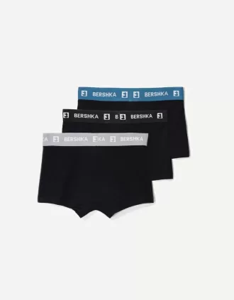 Pack de 3 boxers con cinturilla ancha estampada Purple