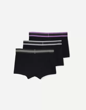Pack de 3 boxers con cinturilla estampada Violet