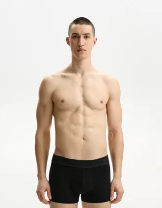 Pack de 3 boxers con cinturilla estampada Black