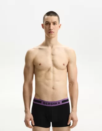 Pack de 3 boxers con cinturilla estampada Violet