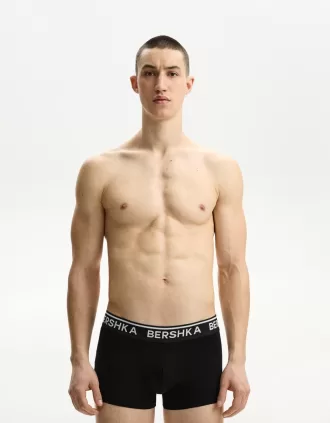 Pack de 3 boxers con cinturilla estampada White