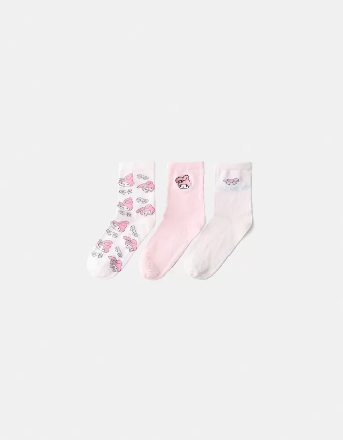 Pack de 3 calcetines My Melody White