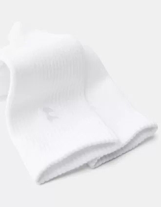 Pack de 3 calcetines bordados White