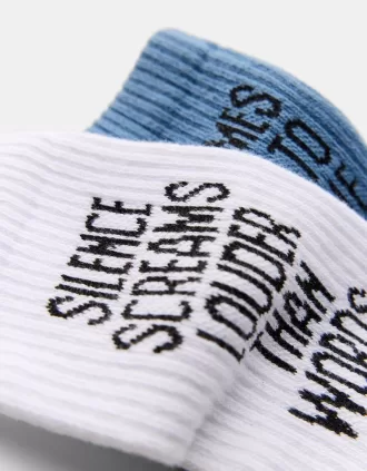 Pack de 3 calcetines estampados Blue