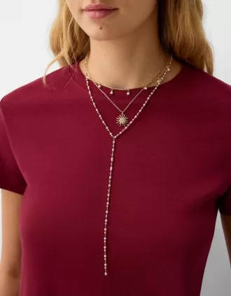 Pack de 3 collares con colgantes Gold