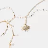 Pack de 3 collares con colgantes Gold