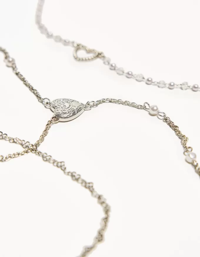 Pack de 3 collares con colgantes Silver