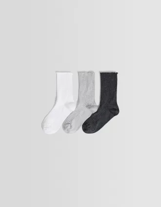 Pack de 3 pares de calcetines Grey