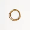 Pack de 3 pulseras elásticas Gold Pack de 3 pulseras elásticas Gold
