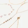 Pack de 4 collares con colgantes Gold Pack de 4 collares con colgantes Gold