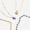 Pack de 4 collares con colgantes Gold Pack de 4 collares con colgantes Gold