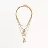 Pack de 4 collares con colgantes Gold Pack de 4 collares con colgantes Gold