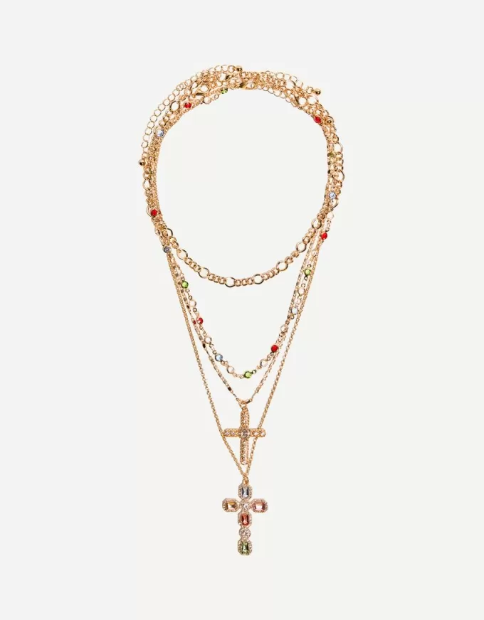 Pack de 4 collares con colgantes Gold Pack de 4 collares con colgantes Gold
