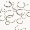 Pack de 9 pendientes de aro Silver