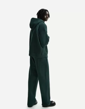 Pantalón ancho de felpa Green