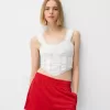 Pantalón corto retro con raya lateral Red