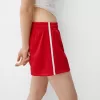 Pantalón corto retro con raya lateral Red
