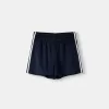 Pantalón corto retro con raya lateral Navy