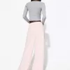 Pantalón de felpa con costuras laterales. Pink