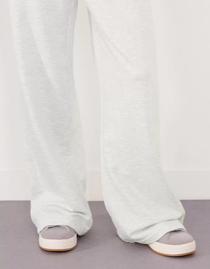 Pantalón de felpa con costuras laterales. Grey