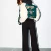 Pantalón de felpa súper ancho Black