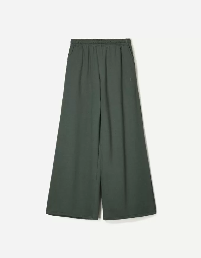 Pantalón de felpa súper ancho Khaki
