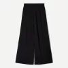 Pantalón de felpa súper ancho Black