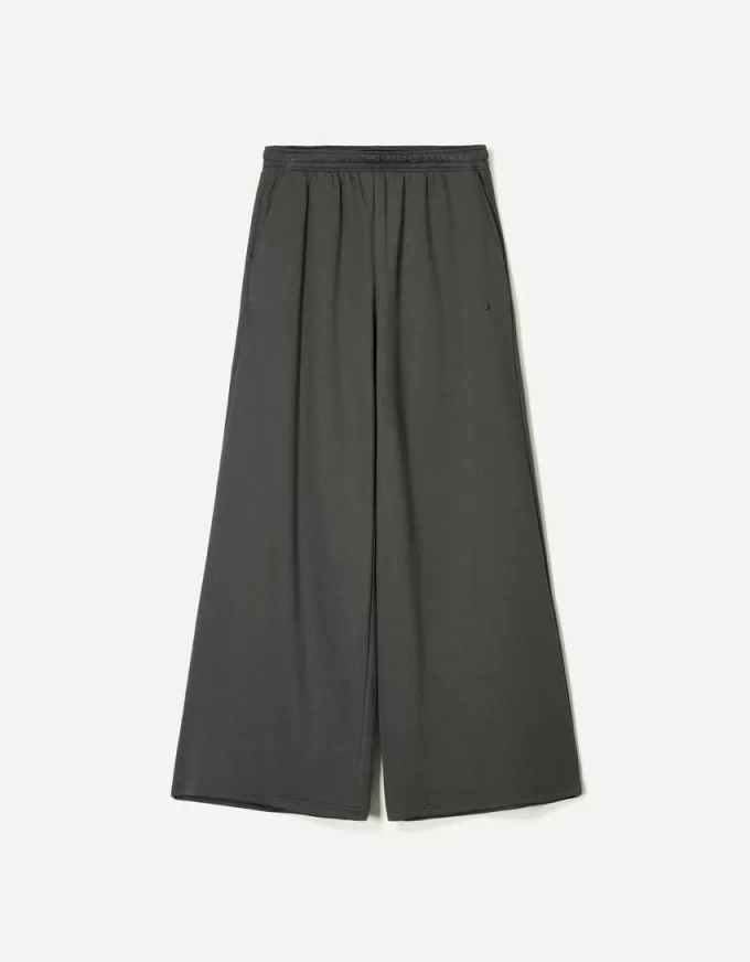 Pantalón de felpa súper ancho Grey