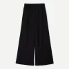 Pantalón de felpa súper ancho Black
