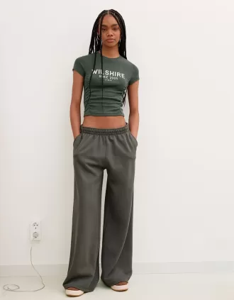 Pantalón de felpa súper ancho Khaki