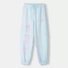 Pantalón deportivo con estampado Light blue