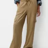 Pantalón fluido con bolsillo lateral Green