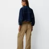 Pantalón fluido con bolsillo lateral Green