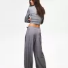 Pantalón pinzas hebilla Grey