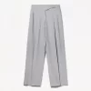 Pantalón pinzas hebilla Grey