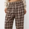 Pantalón recto cuadros Brown Pantalón recto cuadros Brown