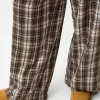 Pantalón recto cuadros Brown Pantalón recto cuadros Brown