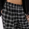 Pantalón recto cuadros Black Pantalón recto cuadros Black
