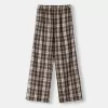 Pantalón recto cuadros Brown Pantalón recto cuadros Brown