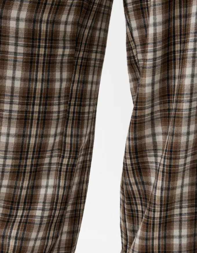 Pantalón recto cuadros Brown Pantalón recto cuadros Brown