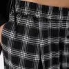 Pantalón recto cuadros Black Pantalón recto cuadros Black
