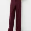 Pantalón sastre ancho Maroon Pantalón sastre ancho Maroon