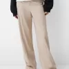 Pantalón sastre ancho Beige Pantalón sastre ancho Beige