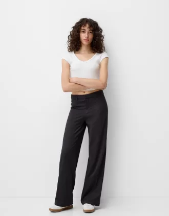 Pantalón sastre ancho Grey